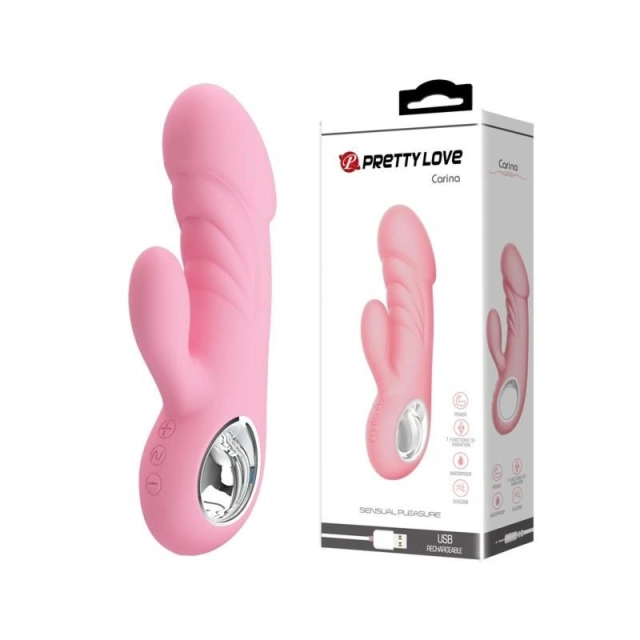 Wibrator Punktu G ANSEL USB PINK 7 Function Pretty Love Ładowany USB Różowy | 100% ORYGINAŁ| DYSKRETNA PRZESYŁKA